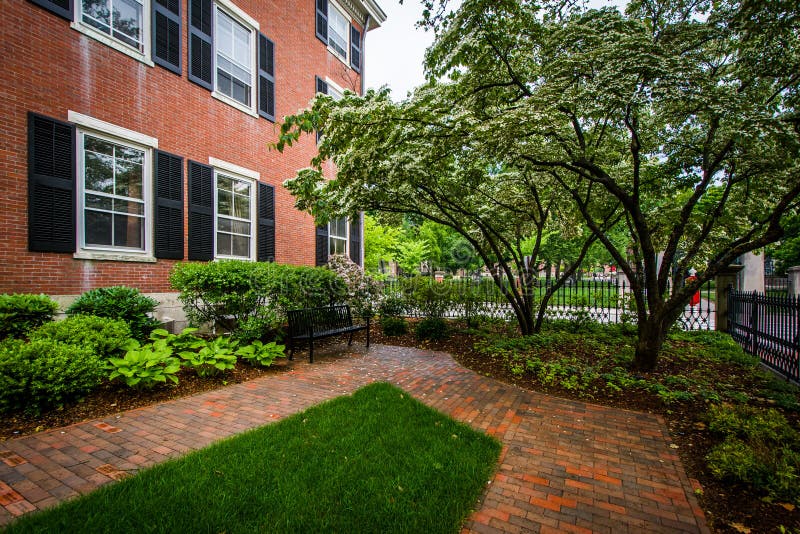 Walkways and Brick Building on the Campus of Brown University, I Stock ...