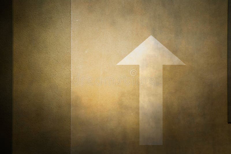 Wall with arrow royalty free stock images Wall with arrow royalty free stock images