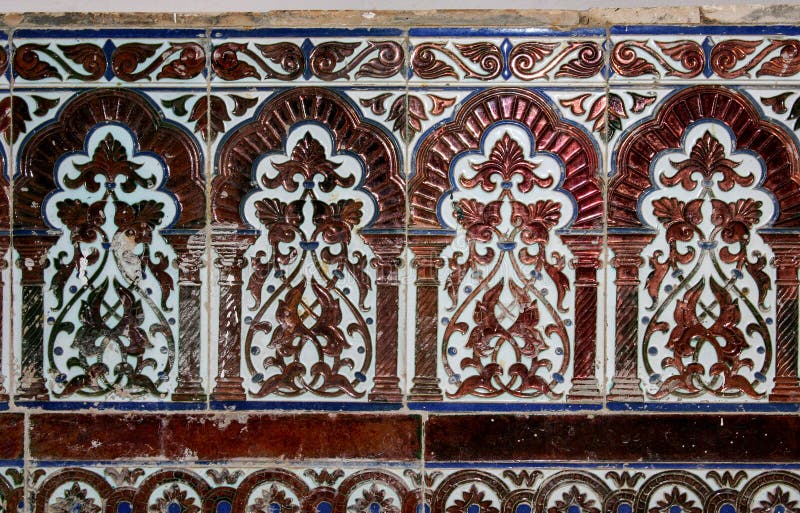 Wall And Ceiling Tiles Texture Background Tunisia Africa