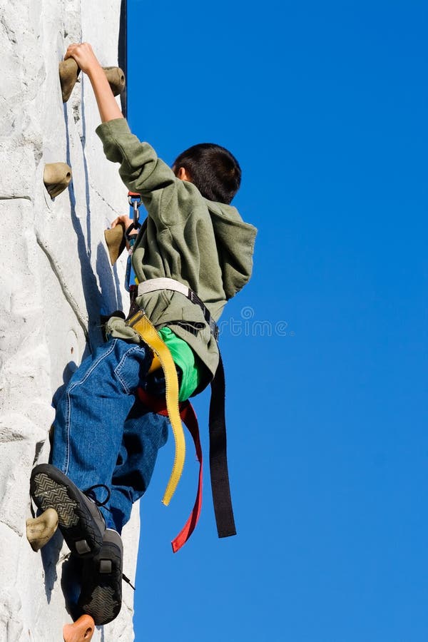 Wall Climbing stock photo. Image of stepping, exercise 2364640