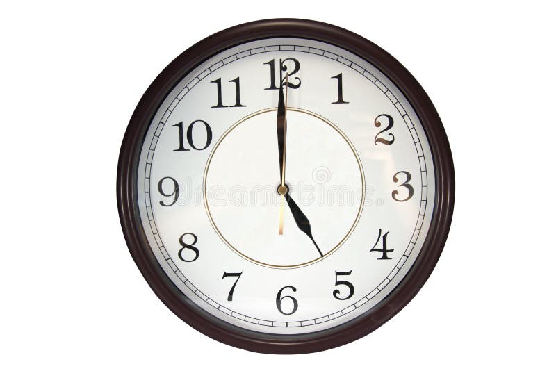 Wall clock royalty free stock image
