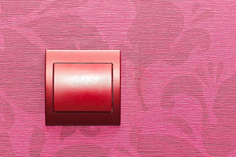 Wall with electric switch stock image. Image of energy 43588449