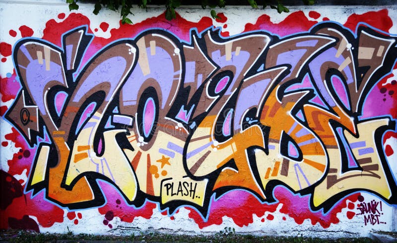 Wall graffiti