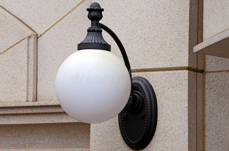 Wall with light stock photography