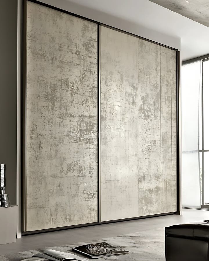 The wall is made of stone and has a textured surface royalty free stock photography