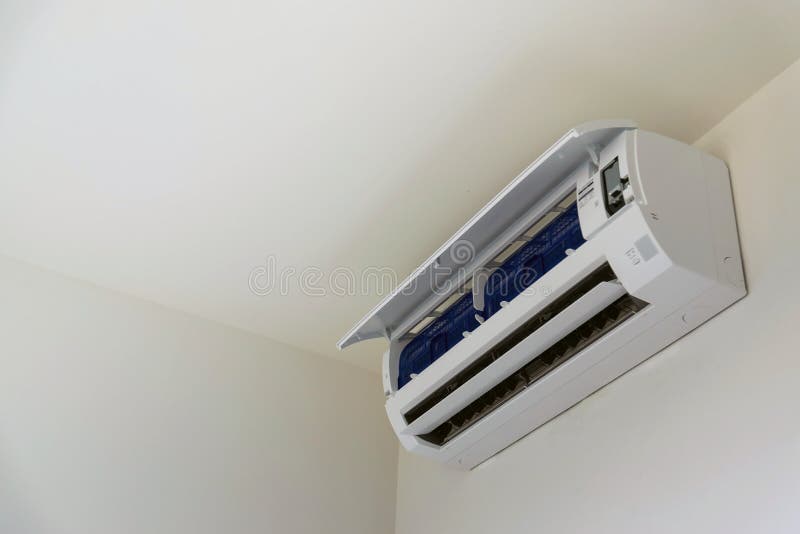 Wall Mounted Air Conditioner Stock Image Image of home, cooling