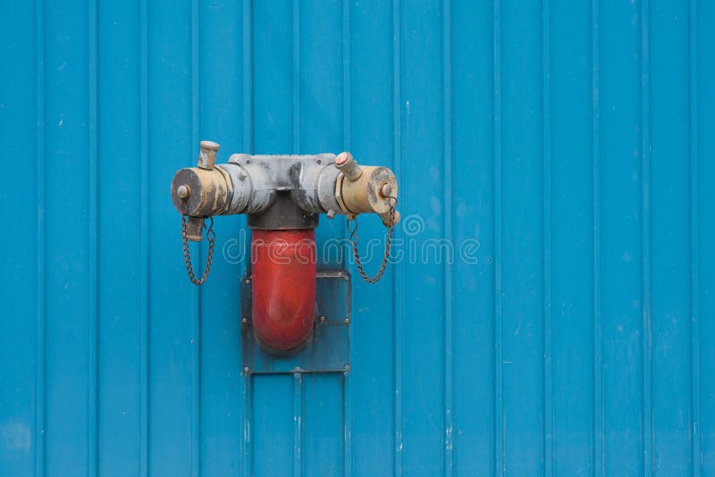 Wall mounted Fire Hydrant stock image. Image of prevention 48899151