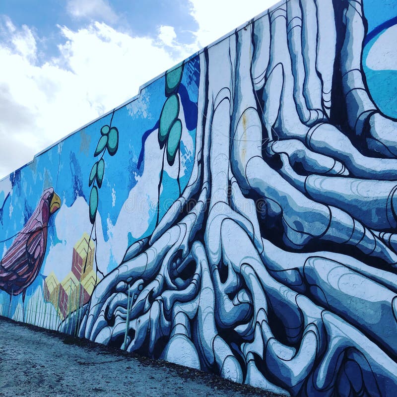 Wall Mural editorial image. Image of long, wall, mural 152935780