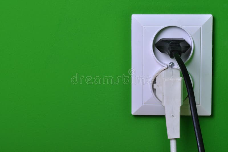 Wall outlets stock image. Image of business, office, electricity 2125485