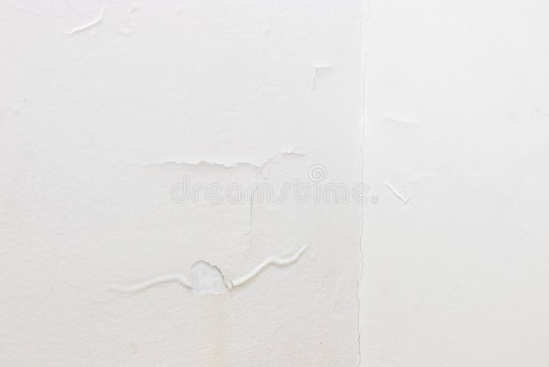 The Wall Paint Peeled Off because of Humidity Stock Image Image of