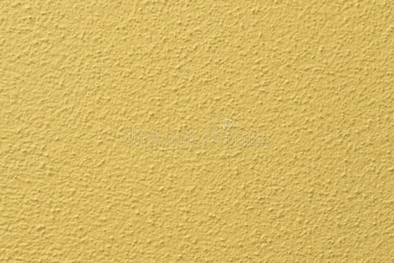 Wall Painted In Yellow With Visible Plaster Texture Stock Photo Image