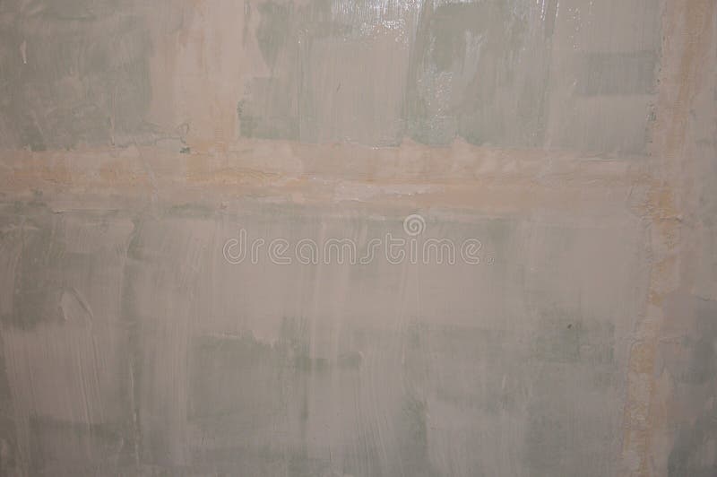 Wall Painting in the Interior with White Waterbased Paint Stock Image