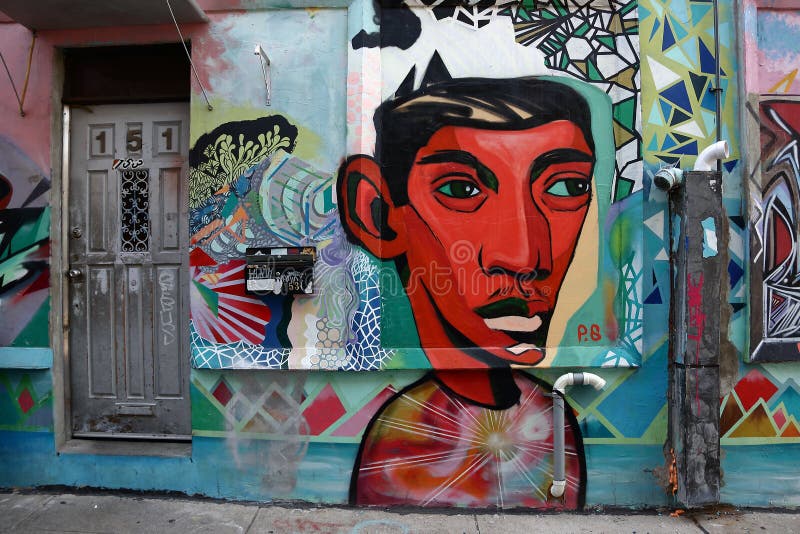 Wall Painting 2016 Toronto Spadaina Editorial Photo Image of namvar, green 108126991