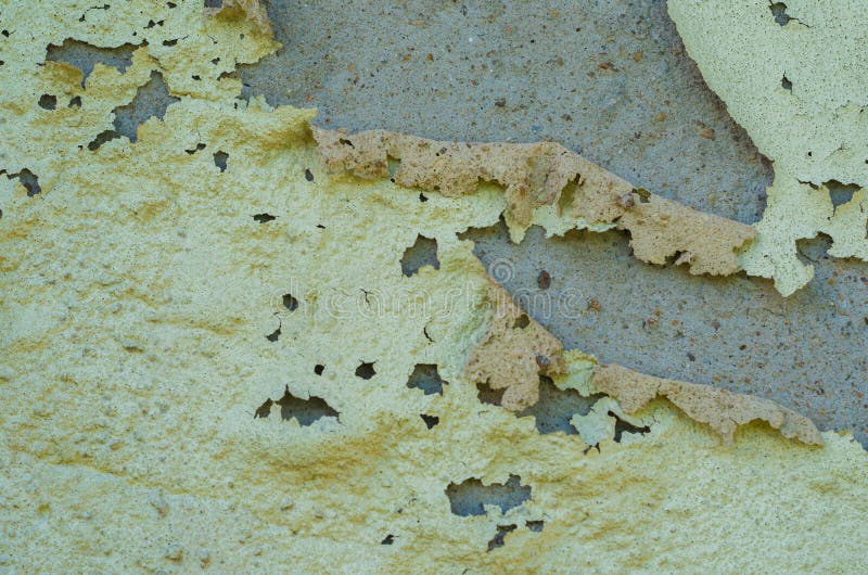 Wall with Peeling Paint, Paint Problem. Inadequate Paint System, Water