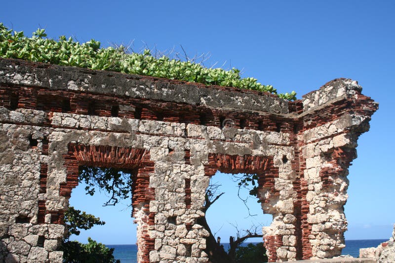 Wall of Puerto Rican Ruin