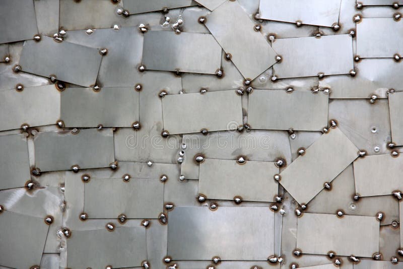 Wall with rivets three stock image. Image of steel, tile - 153236321
