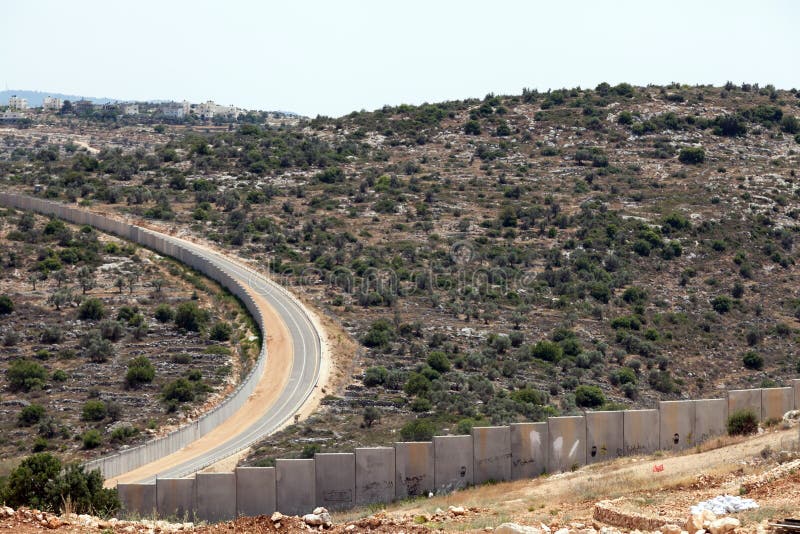 Wall of Separation Palestine Israel Apartheid Stock Image Image of