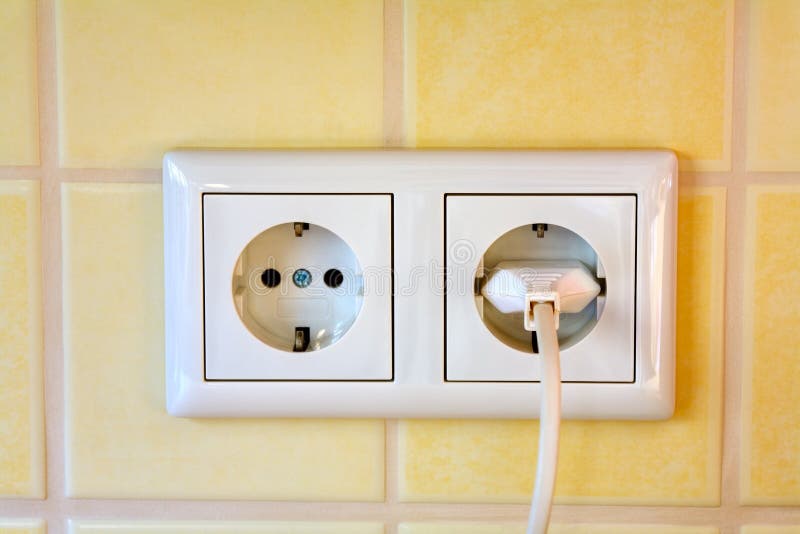 Wall socket royalty free stock photography