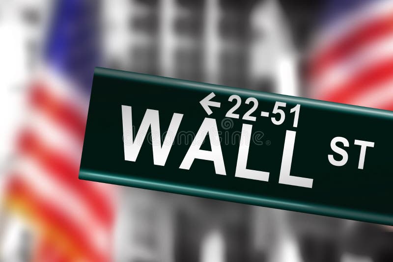 Wall Street ilustração do vetor Wall Street ilustração do vetor