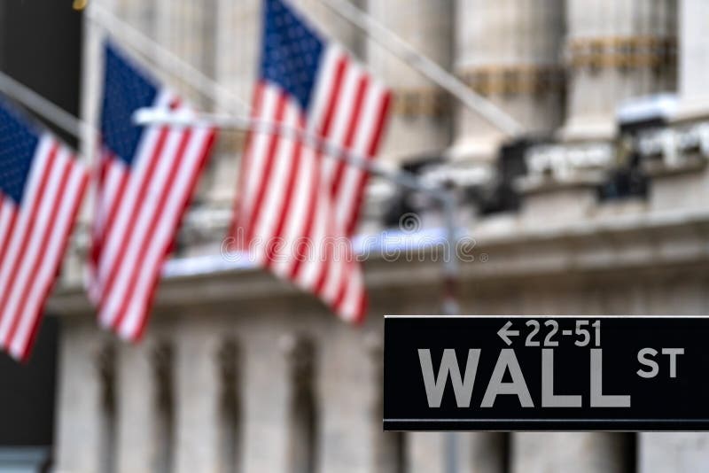 Wall Street foto de stock Wall Street foto de stock