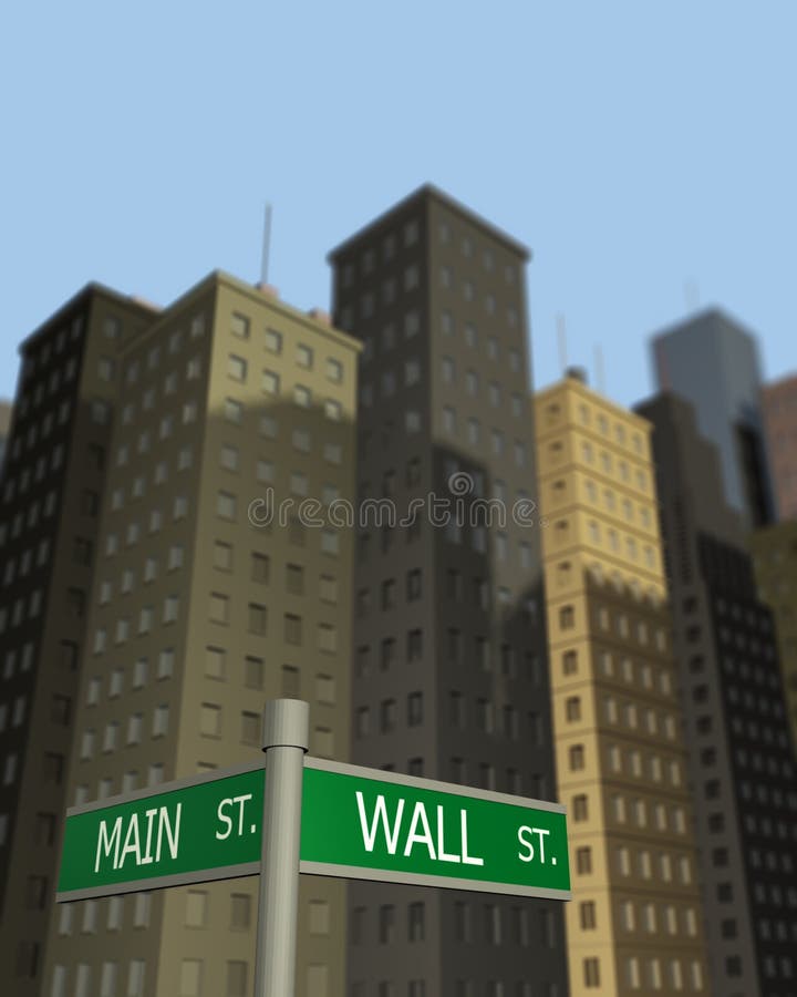 Wall Street y St. principal