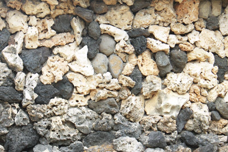 Wall Surface with Unique Stones Stock Photo Image of white, stones