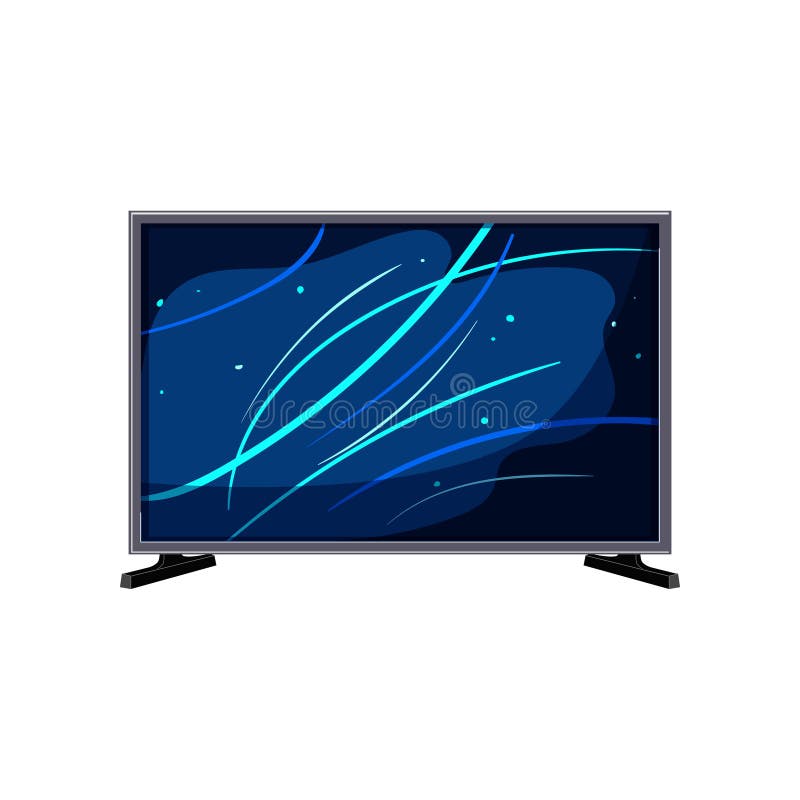 Wall Tv Screen Cartoon Vector Illustration Stock Vector Illustration wall-tv-screen-cartoon-vector-illustration-stock-vector-illustration