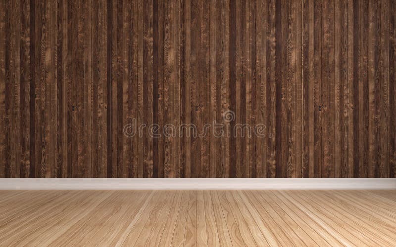 Wall with Vertical Stripes. 3d Illustration Stock Illustration