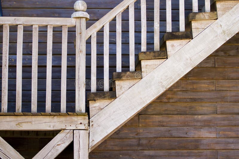 Wall of a vintage wood house