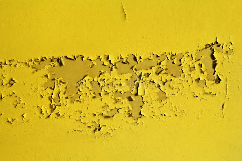 Wall yellow stock photo. Image of architecture, stain 27437516
