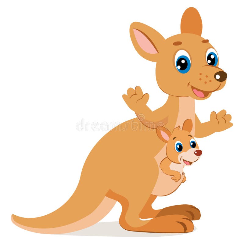 Wallaroo Encounter. Cartoon Animals Vector. Mother Kangaroo With Her Little Cute Baby Kangaroo. Happy Mom Wallaby Character. Wallaroo Encounter. Cartoon Animals Vector. Mother Kangaroo With Her Little Cute Baby Kangaroo. Happy Mom Wallaby Character.