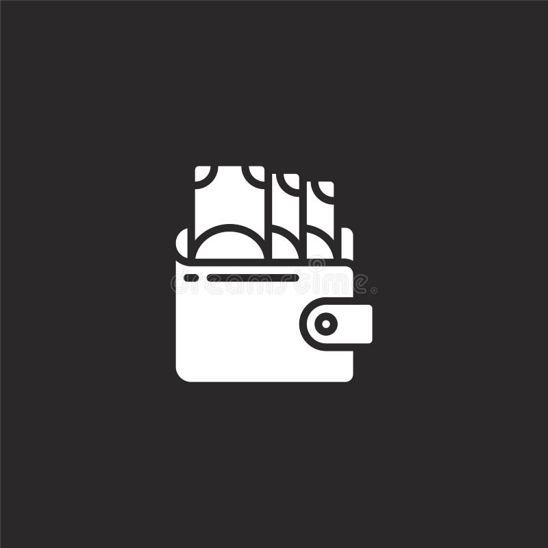 pics Wallet App Icon Black Background wallet icon filled wallet icon for