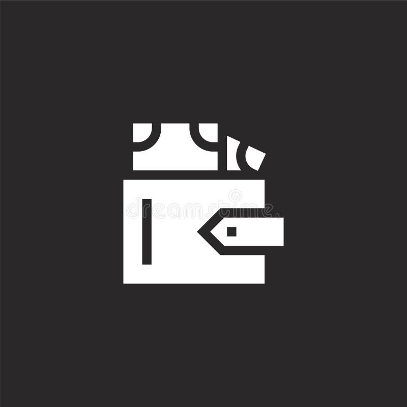 pix Wallet App Icon Black Background wallet icon filled wallet icon for