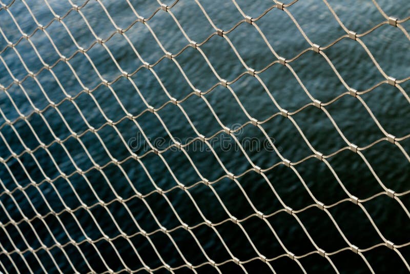 Wallpaper chain fence water metal pattern wallpaper royalty free stock photo