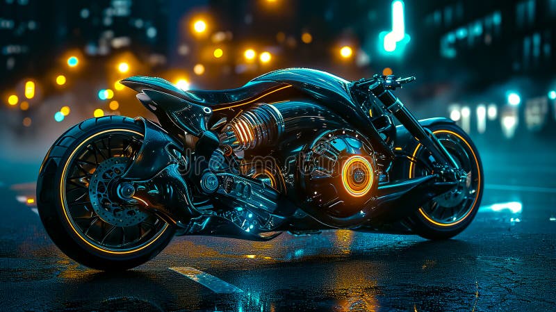 Futuristic motorcycle wallpaper. Background. Futuristic motorcycle wallpaper. Background.