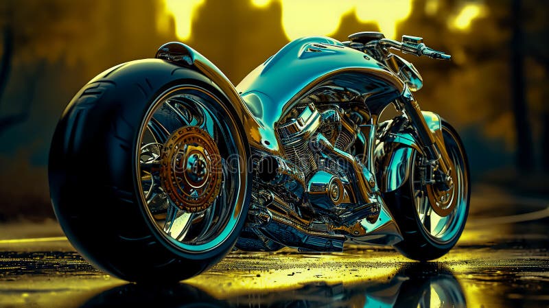 Futuristic motorcycle wallpaper. Background. Futuristic motorcycle wallpaper. Background.