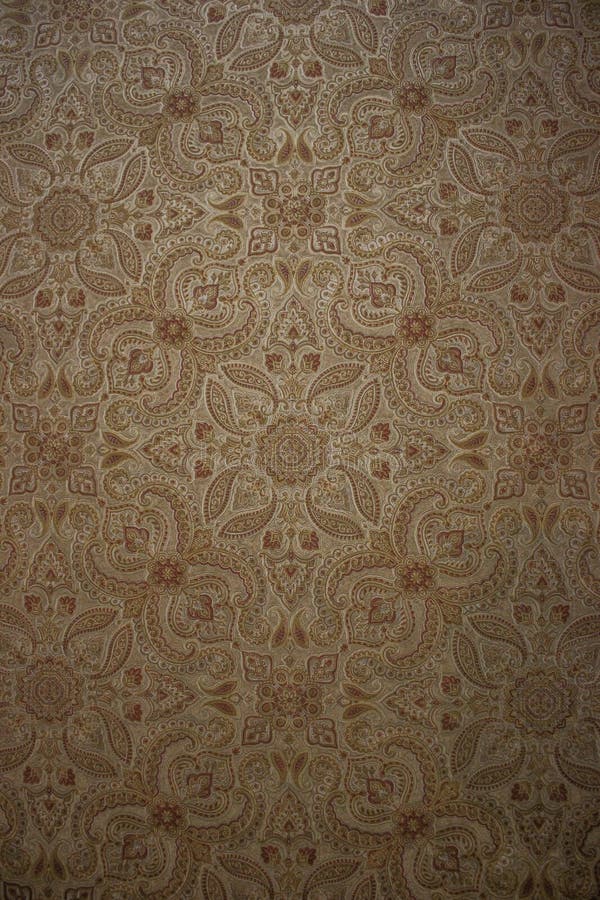 Wallpaper Orangebrown with Patterns for the Use of Designs Stock
