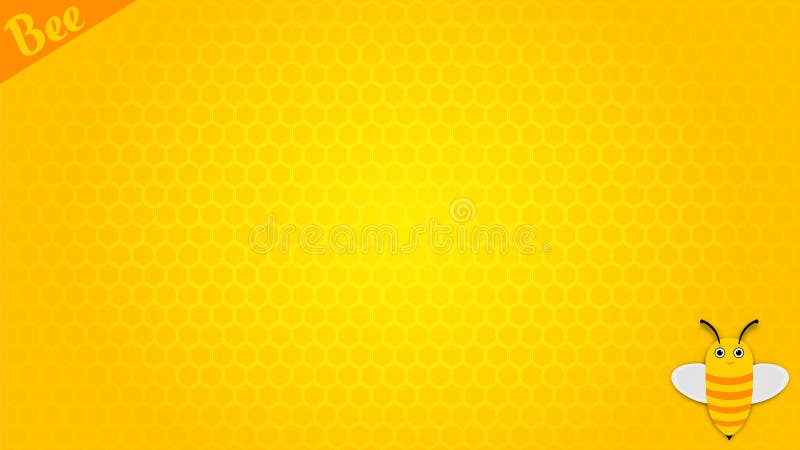  Wallpaper  Pattern Cartoon  Bee  Vector Stock Illustration 