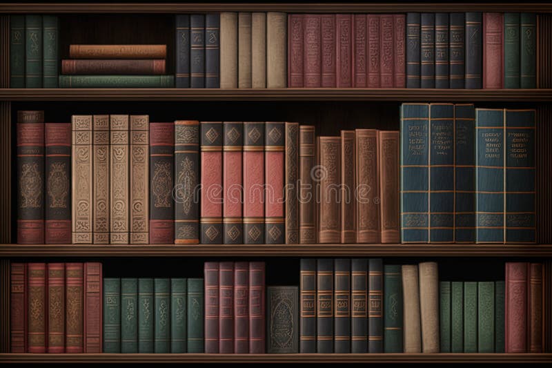 Wallpaper Texture, Seamless Tiled Background Concept Education Shelf ...