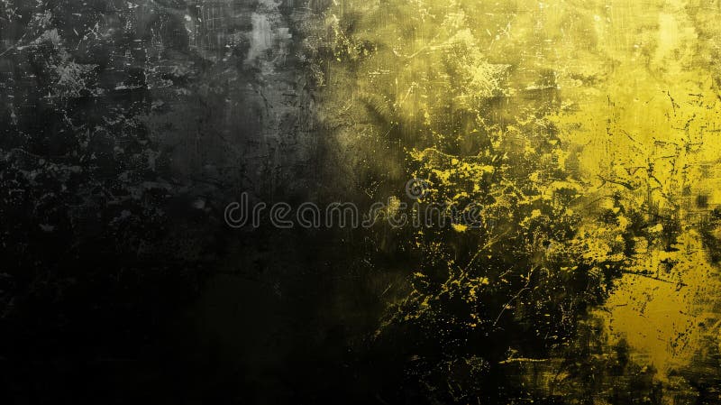 Wallpaper or Web Banner Background, Grunge Gradient from Yellow To