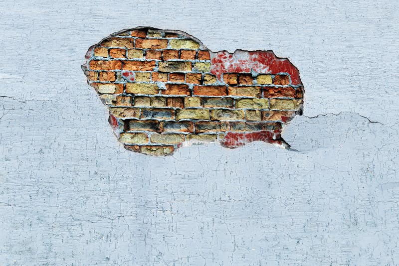 The Walls and Backgrounds Old Cement Walls with Black Stains on the