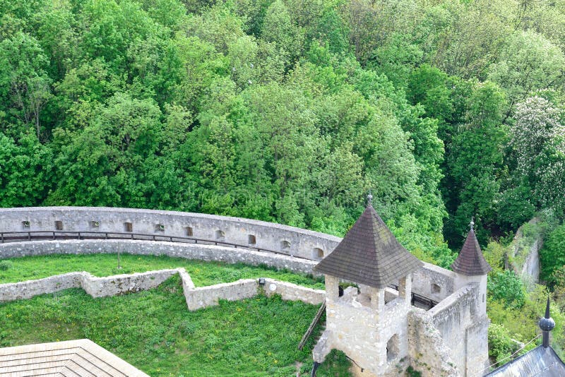 The walls of the castle