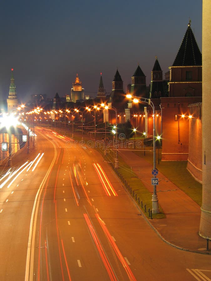 The Walls of Moscow Kremlin.
