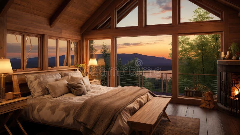 Walls residential timber frame royalty free illustration