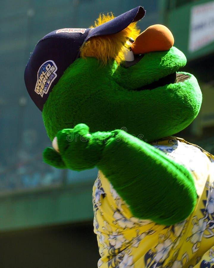 Wally the Green Monster. editorial stock image. Image of wally