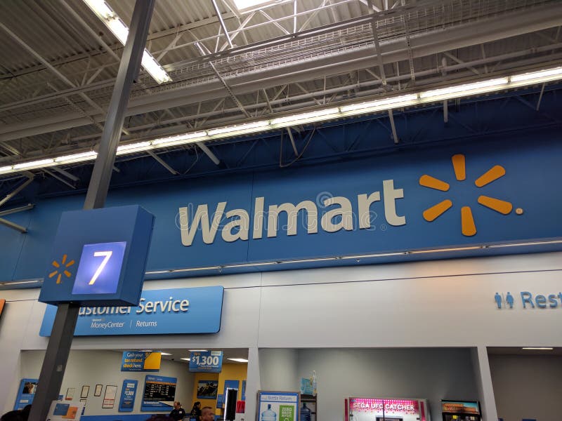 Walmart Supercenter editorial photography. Image of interior - 162095172