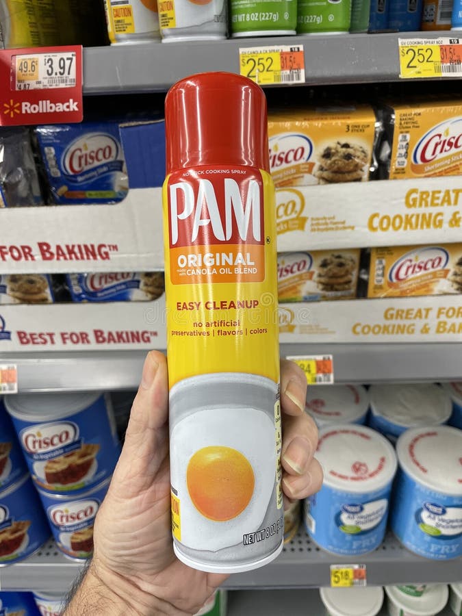 Walmart Grocery Store Pam Original Butter Spray Editorial Photography