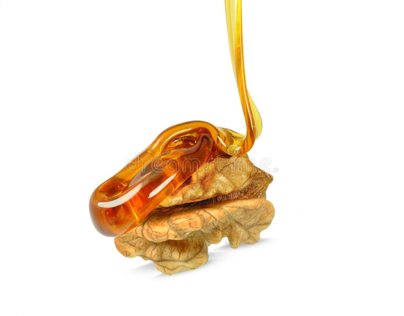 Walnut and honey stock image. Image of ingredient, food 47903881