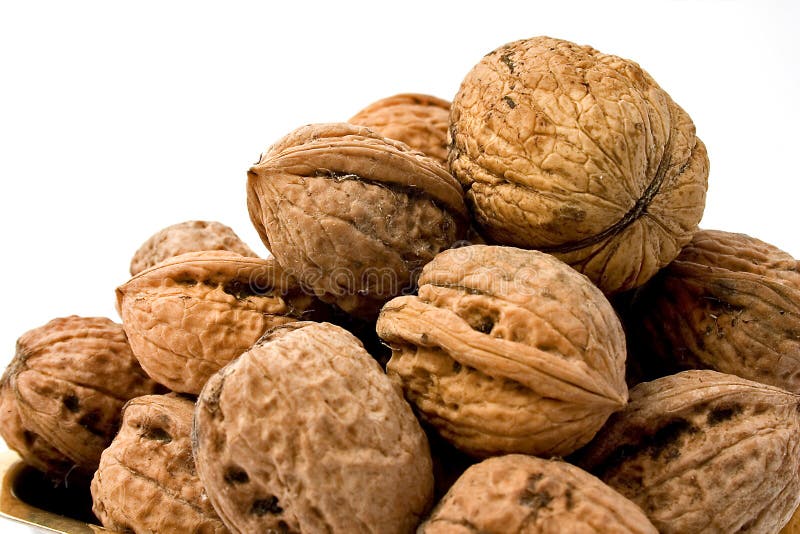 Walnut isolated on white background