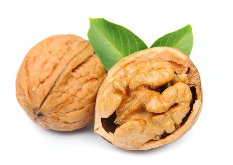 Walnuts close up